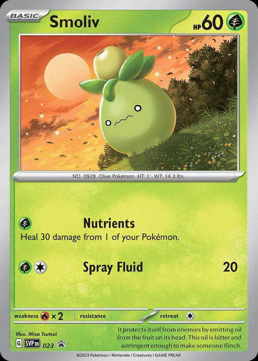 Paldea Evolved Blister: Smoliv - PTCG Code